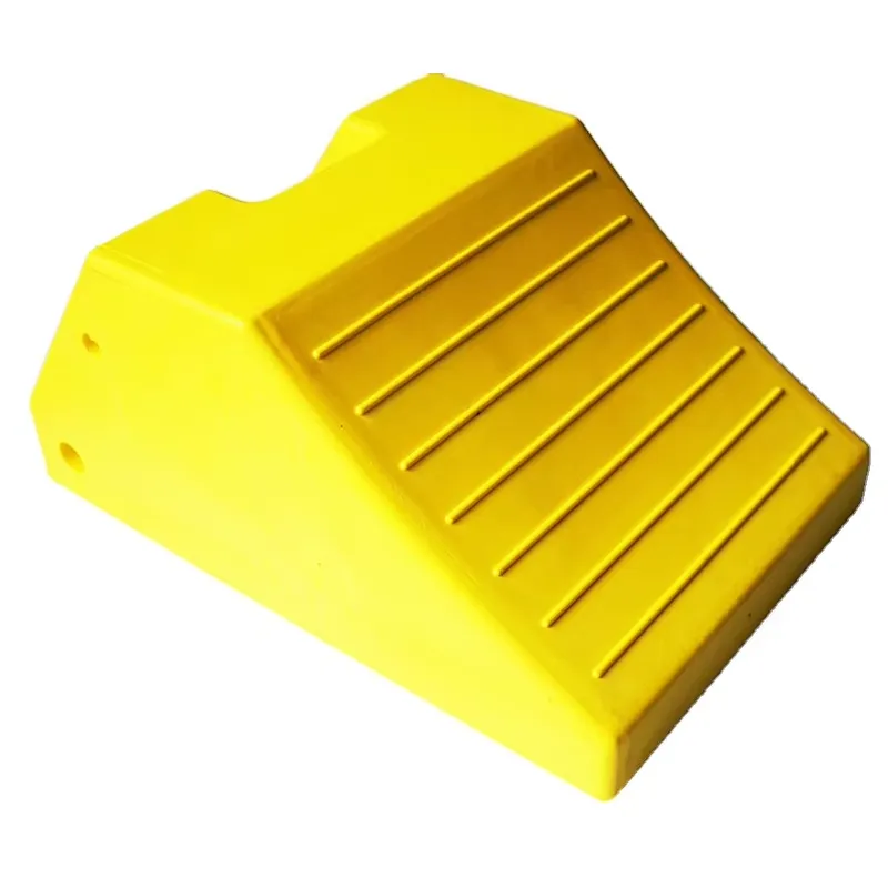 Wheel Chocks Heavy Equipment - Schwerlast-Radkeil aus Polyurethan für 250-Tonnen-Fahrzeuge, Sicherheits-Reifenblocker