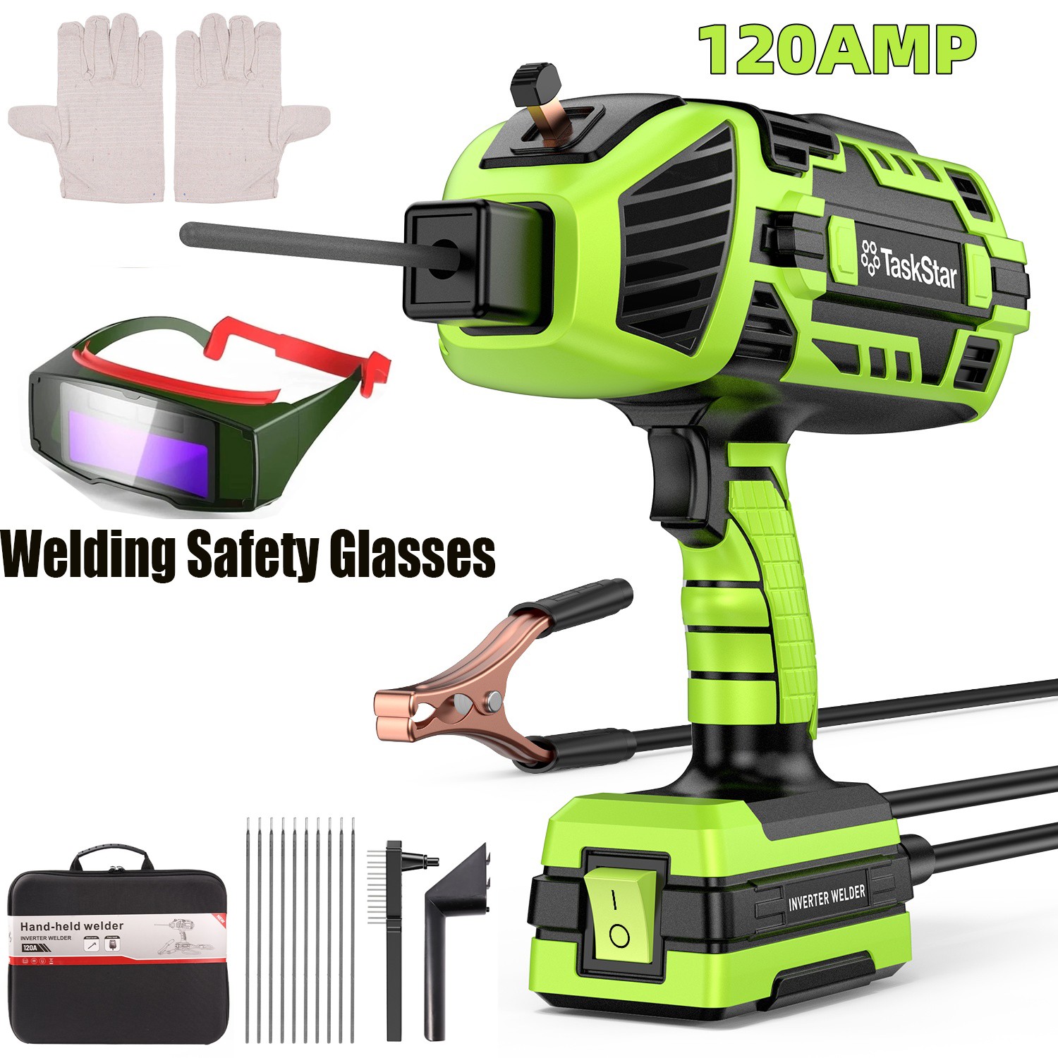 Portable Welding Generator - Taskstar IGBT Handschweißgerät ARC-Schweißpistole 20–120 A