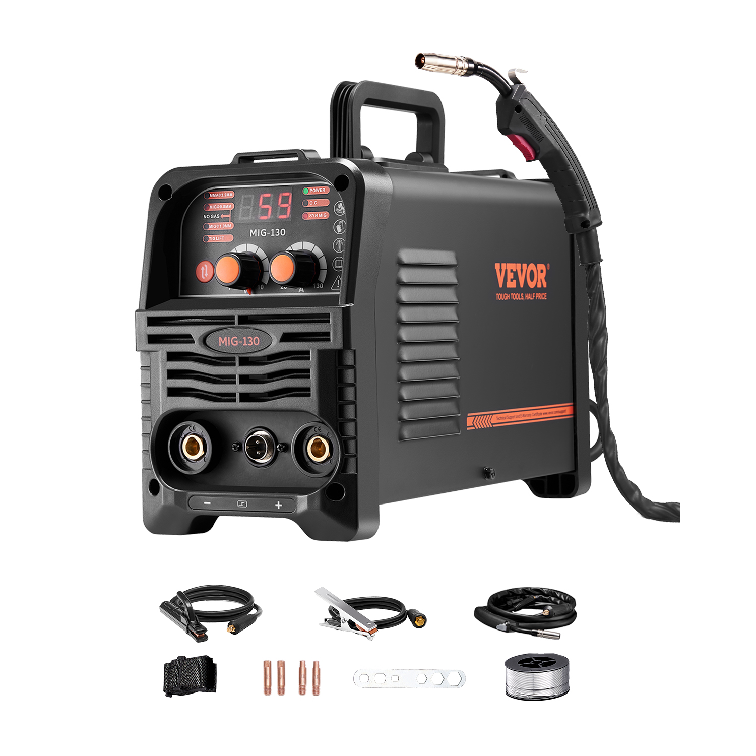 Portable Welding Generator - SucceBuy MIG-Schweißgerät, 130 A, MIG-Schweißgerät, tragbares