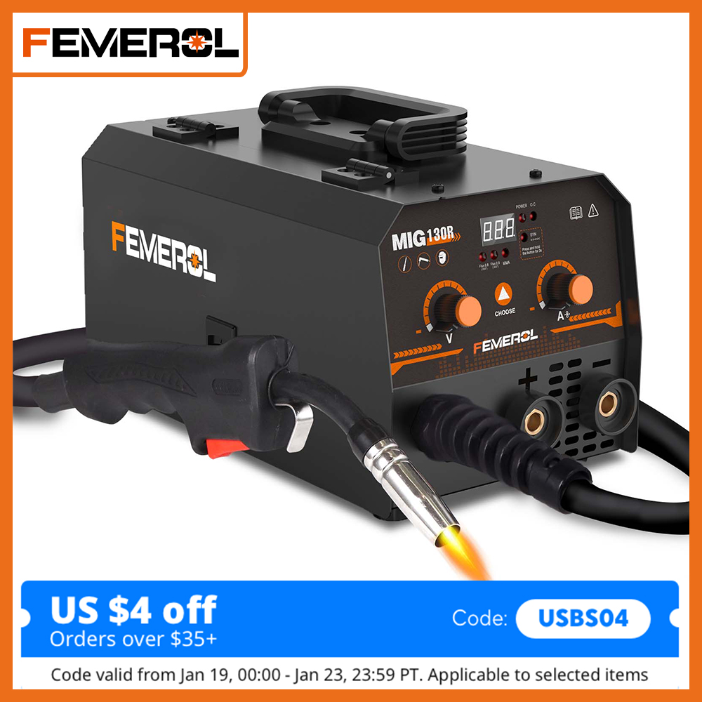 Portable Welding Generator - FEMEROL 2-in-1 MIG-Schweißgerät 130 A tragbares