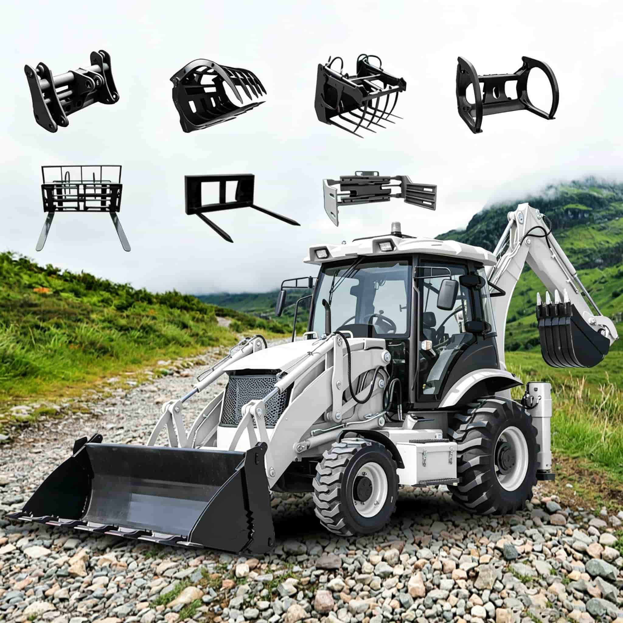 Heavy Equipment Used - 40-30C CE-zertifizierter Baggerlader Euro 5 Emissionsstandard,