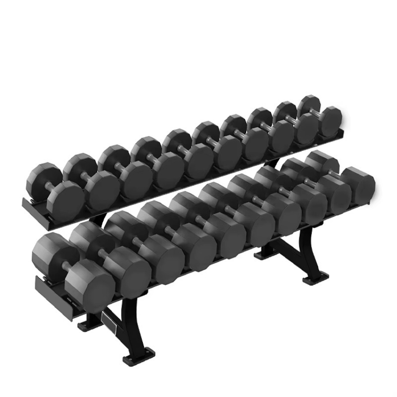 Heavy Equipment Storage - 2-stöckiges Hantelregal für 10 Paar Hanteln,