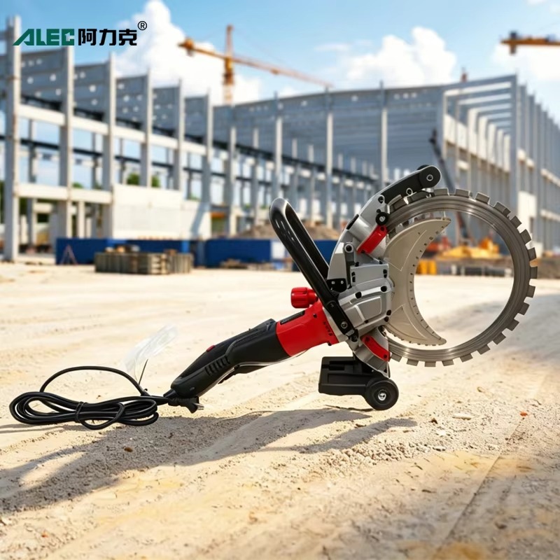 Electric Concrete Cutter - 8800W Elektrische Betonsäge mit 410mm Schnitttiefe,