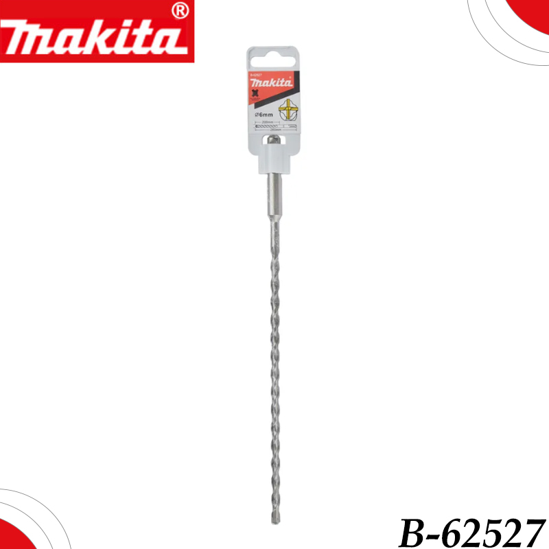Electric Concrete Cutter - Makita B-62527 SDS Plus 4-Schneidiger Bohrhammer-Aufsatz