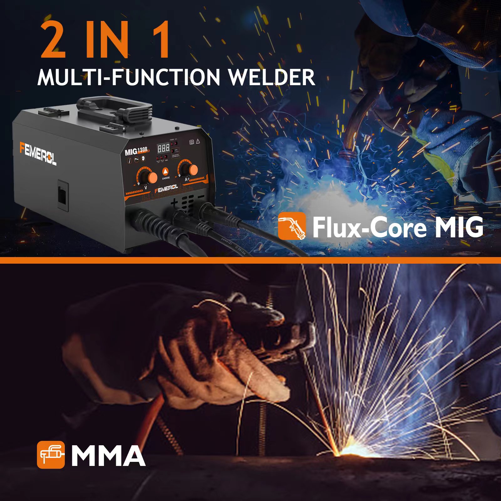 FEMEROL 2-in-1 MIG-Schweißgerä – Portable Welding Generator Bewertung und Preis