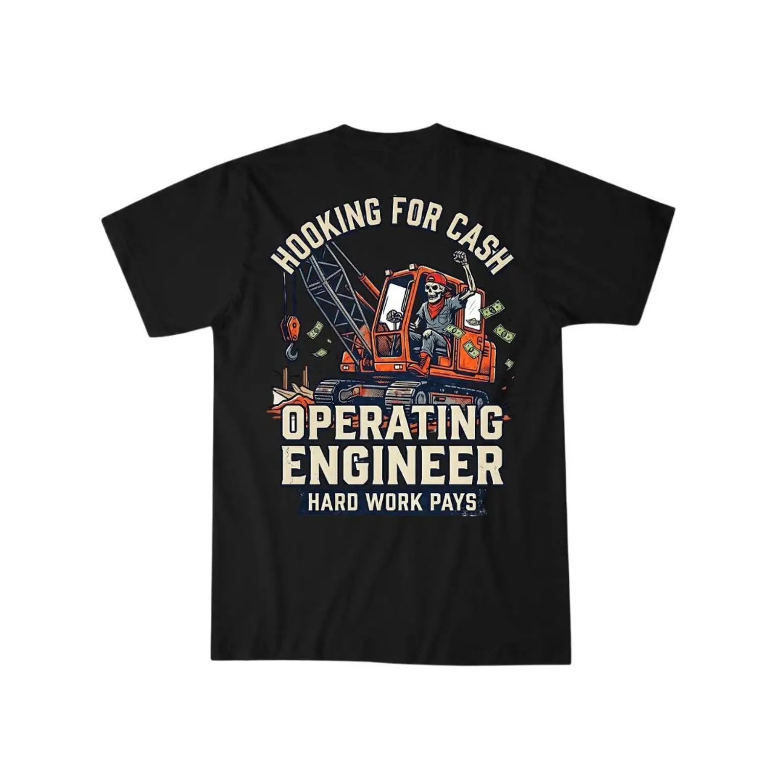 Kranführer T-Shirt – Vintage-S – Heavy Equipment Engineer Bewertung und Preis